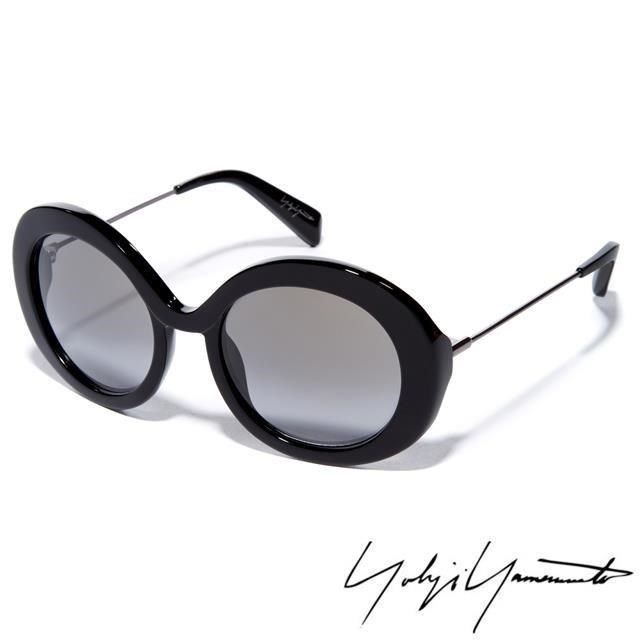 Yohji Yamamoto 山本耀司 前衛復古圓形太陽眼鏡-灰色-YY5001-019