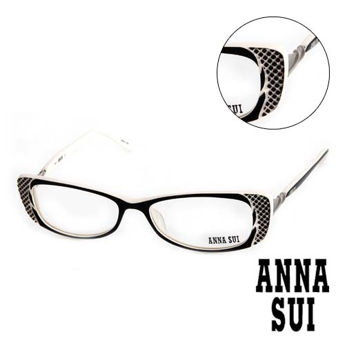 Anna Sui 日本安娜蘇 經典黑色古典花園造性鏡框 AS10401