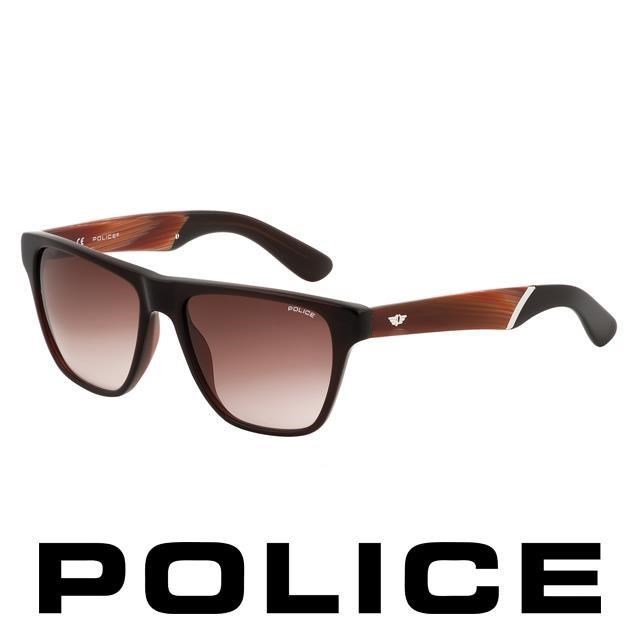 POLICE 都會復古時尚太陽眼鏡 (紅) POS1796-0958