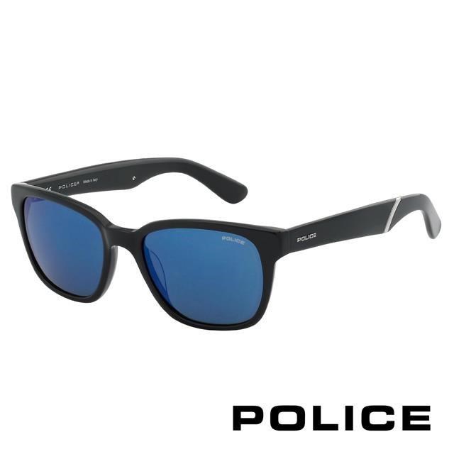 POLICE 飛行員太陽眼鏡★復古膠框時尚必備★(黑色) POS1714-700B