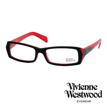 Vivienne Westwood 薇薇安．魏斯伍德 皇家經典光學眼鏡(黑紅色) VW19504