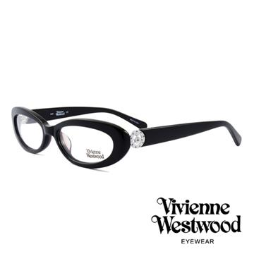 【Vivienne Westwood】英國薇薇安魏斯伍德★英倫龐克風光學眼鏡(黑 VW153-03)