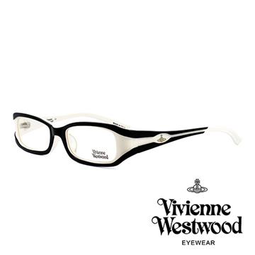 【Vivienne Westwood】英國薇薇安魏斯伍德★英倫立體雕刻風格光學眼鏡(黑白 VW156-02)