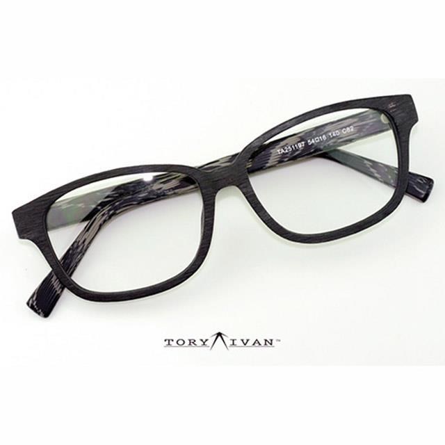 [ToryIvan X14 板材 木紋木頭 木框 細框 中型方框 復古眼鏡 黑框 復古黑 手作 Style