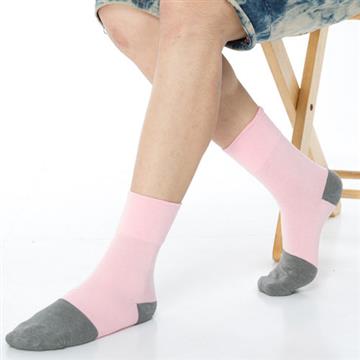 【KEROPPA】可諾帕竹炭無痕寬口襪(男女適穿)x2雙C90004-淺粉