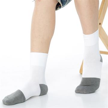 【KEROPPA】可諾帕竹炭無痕寬口襪(男女適穿)x2雙C90004-白色