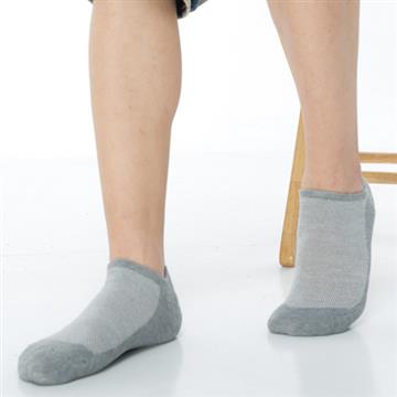 【KEROPPA】可諾帕網狀造型加大男船襪x4雙C97001-X灰色