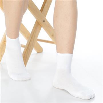 【KEROPPA】可諾帕網狀造型1/2短襪x4雙(男女適用)C97006白