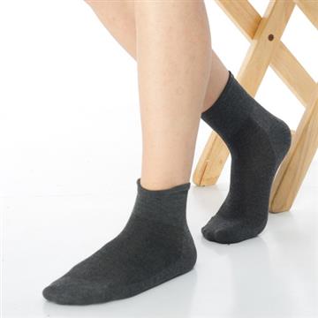 【KEROPPA】可諾帕網狀造型1/2短襪x4雙(男女適用)C97006深灰