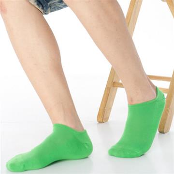 【KEROPPA】可諾帕網狀造型加大男船襪x4雙C97001-X芥末綠