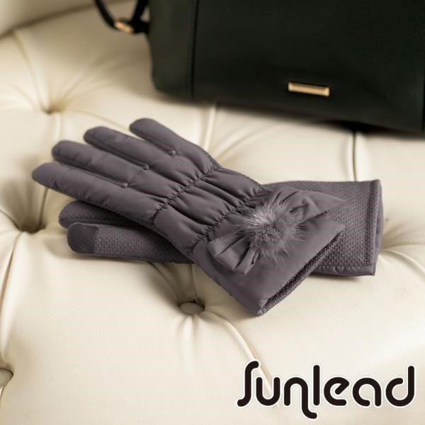 Sunlead 防滑效果。保暖防風螢幕觸控輕量感刷毛手套