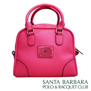 SANTA BARBARA POLO & RACQUET CLUB - 幸福微糖小方型手提包(玫紅色)