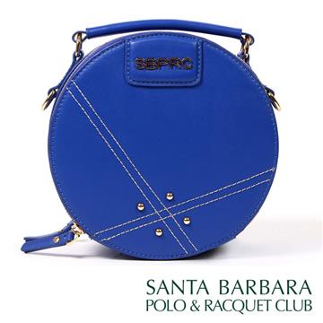 SANTA BARBARA POLO & RACQUET CLUB - 南十字星圓筒側背包(寶藍色)