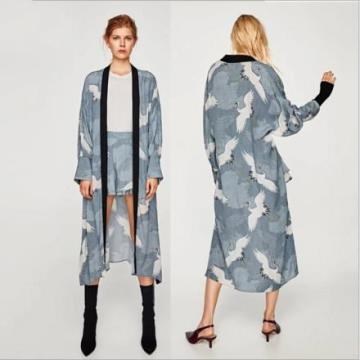 《D'Fina 時尚女裝》四季穿搭 日本和服飄逸風開襟外套