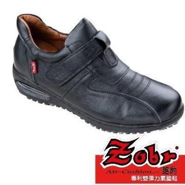 ZOBR路豹 男輕盈真皮雙氣墊紳士休閒鞋款 BBA59系列