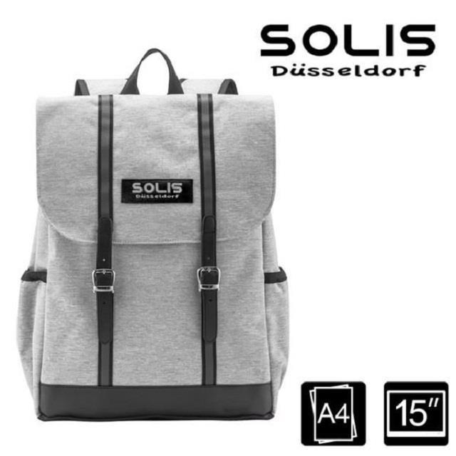 SOLIS【德克薩斯系列】Lassig 雙磁釦方型後背包