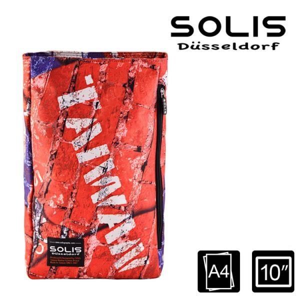 SOLIS【台灣國旗系列】多功能方型平板電腦背包