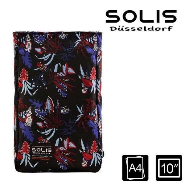 SOLIS【熱帶天堂鳥系列】多功能方型平板電腦背包