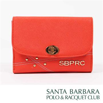 SANTA BARBARA POLO & RACQUET CLUB - 南十字星短夾(橘紅色)
