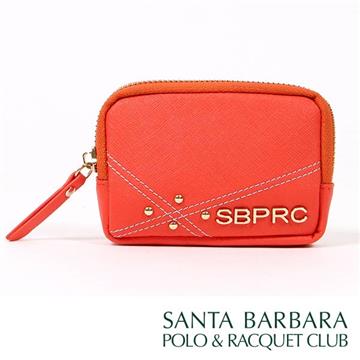 SANTA BARBARA POLO & RACQUET CLUB - 南十字星小零錢包(橘紅色)