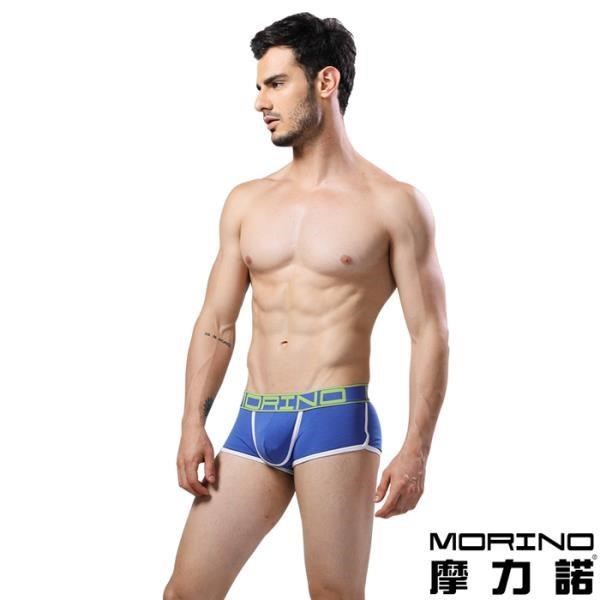 【MORINO X LUCAS】型男運動平口褲 藍色