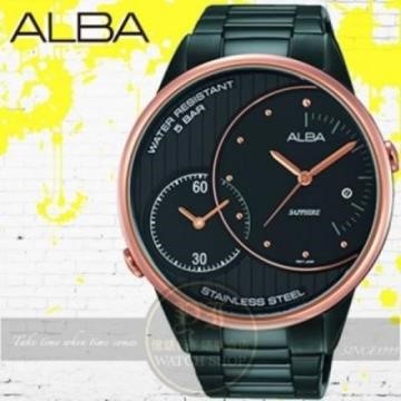 ALBA劉以豪代言PRESTIGE系列兩地時間商務型男腕錶DM03-X002SD/AZ9012X公司貨