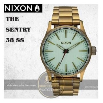 NIXON 實體店THE SENTRY 38 SS潮流腕錶A450-2230公司貨