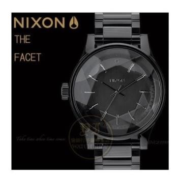 NIXON實體店The FACET閃耀光芒潮流腕錶/ALL BLACK原廠公司貨A384-001