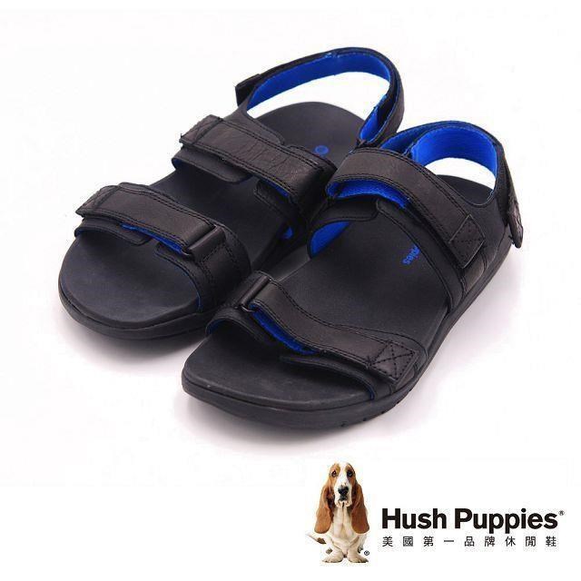 Hush Puppies 機能健走系列ACTUALLY QUICK 涼鞋 男鞋-藍(另有棕)