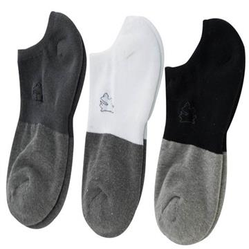 【KEROPPA】可諾帕竹碳氣墊船襪x綜合3雙(男女適用)C90015-A