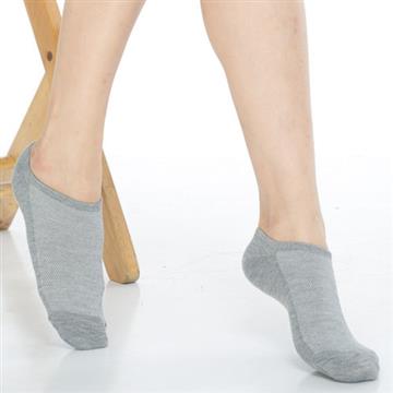 【KEROPPA】可諾帕細針毛巾底氣墊船型襪x4雙(男女適用)C91001-灰色