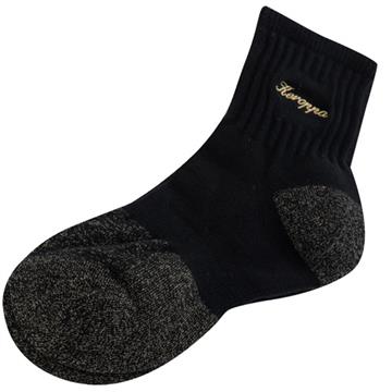 【KEROPPA】健康銀纖維運動短襪*1雙(男女適用)C98003G灰黑