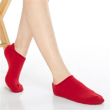【KEROPPA】可諾帕網狀造型加大女船襪x4雙C97001-X紅色