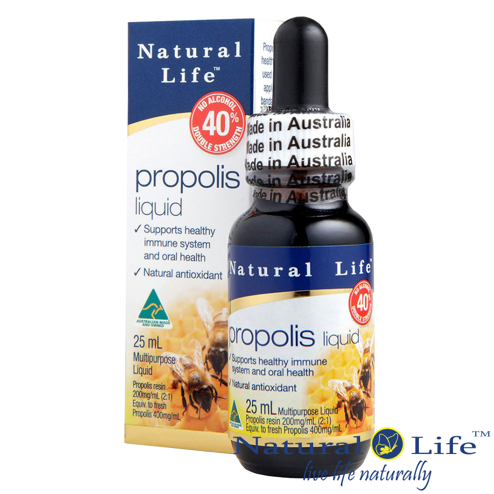 (即期良品)澳洲Natural Life 蜂膠液40%(25ml)