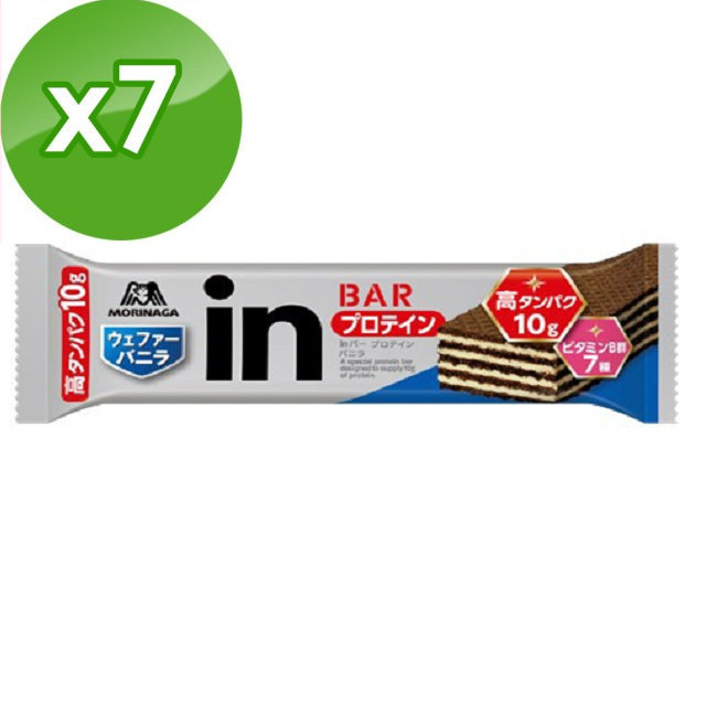 【日本森永】 Weider in bar 蛋白棒 IN Bar 能量補給餅乾 X7支入(香草味)