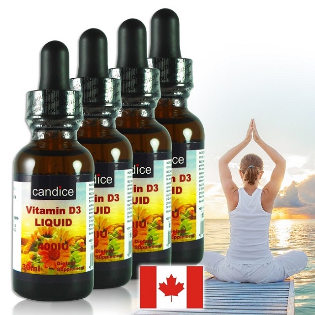 【Candice】康迪斯維生素D3滴液(30毫升*4瓶)Vitamin D3，維他命D3