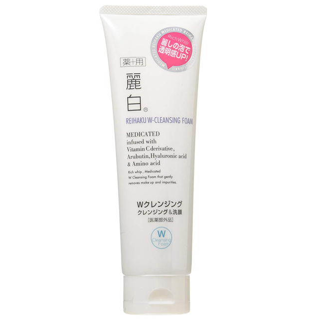 日本【熊野油脂】麗白卸妝洗面乳 3入組