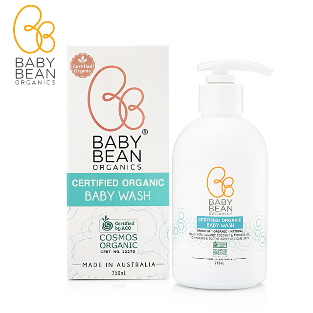 【Baby Bean Organics】有機認證嬰兒沐浴洗髮露(250ml)