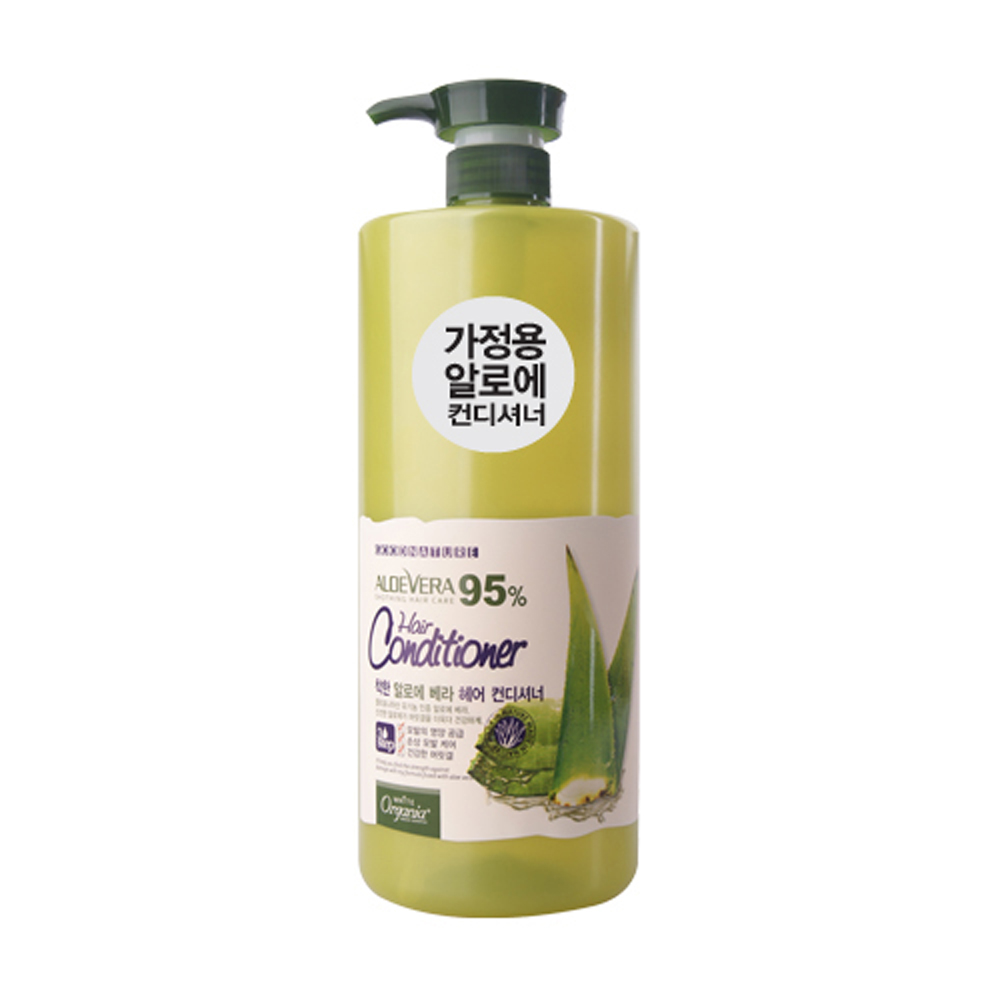 《韓國Organia歐格妮亞》蘆薈95%柔順保濕護髮素1500ml