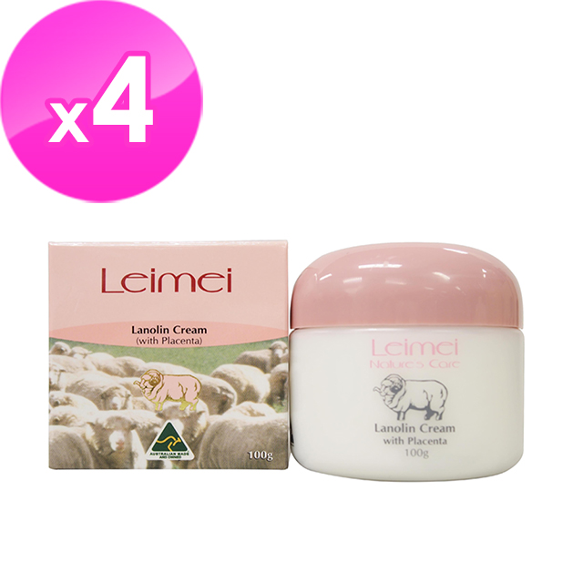 【澳洲Nature’s Care】Leimei 綿羊霜含胎盤素 ( 4入組, 100g/罐)