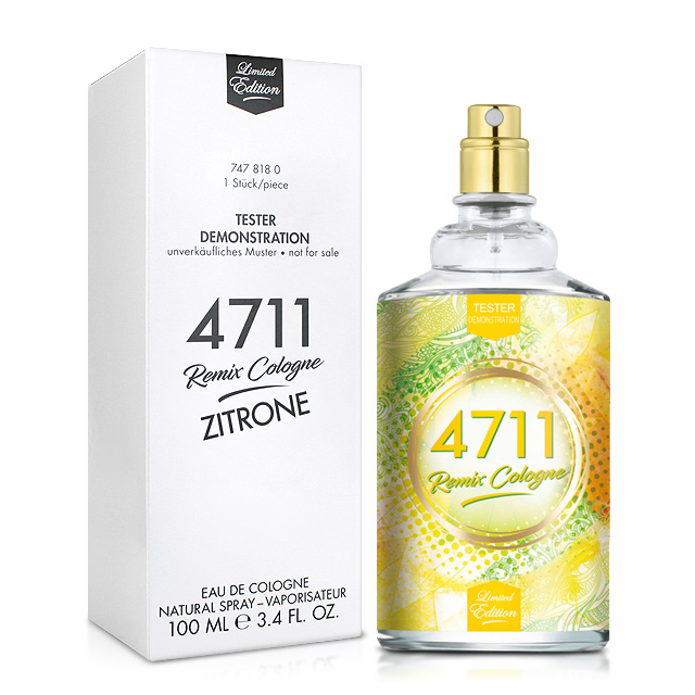 No.4711 Remix Cologne Zitrone 夏日沁檸古龍水-Tester(100ml)