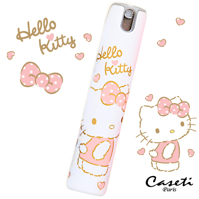 【Hello Kitty X Caseti】香草粉紅 香水分裝瓶 旅行香水攜帶瓶 香水瓶 噴瓶 壓瓶 空瓶