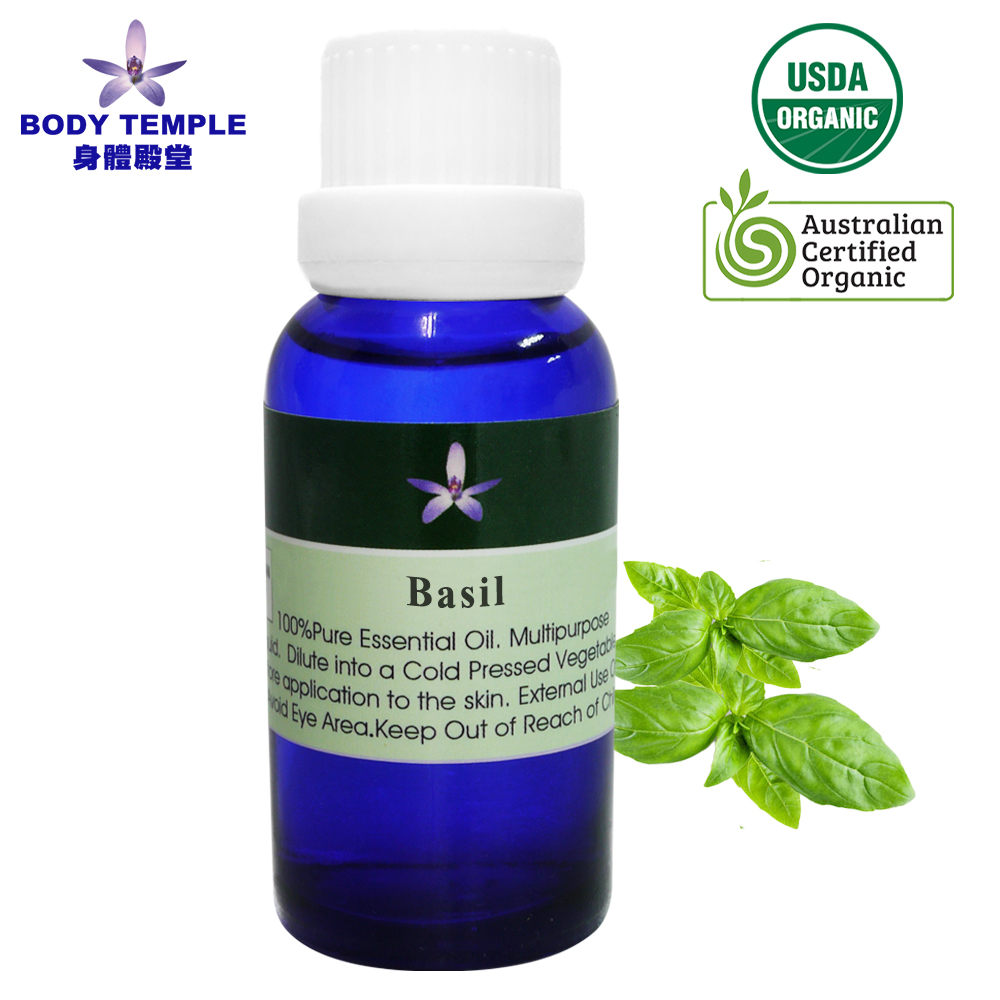 Body Temple 有機羅勒(Basil)芳療精油30ml