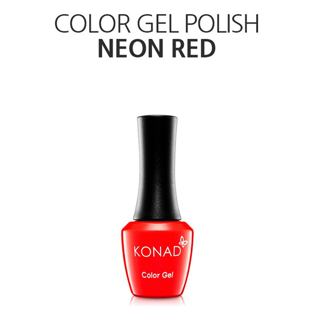 KONAD可卸式彩色凝膠-067 Neon Red