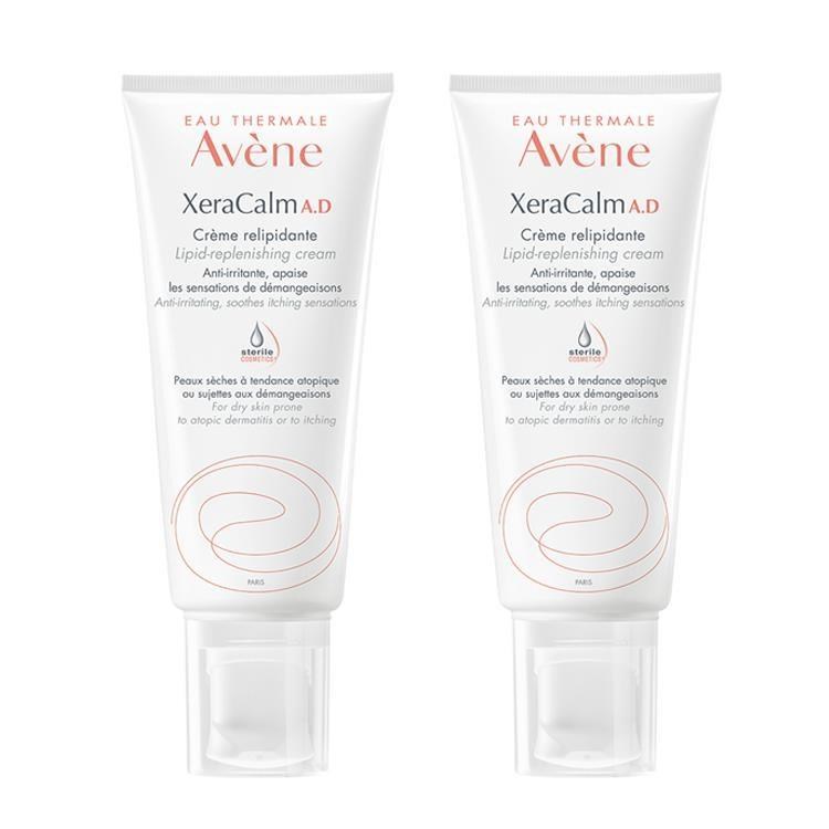 Avene雅漾 舒緩乾癢霜200ML 二入組 新壓頭