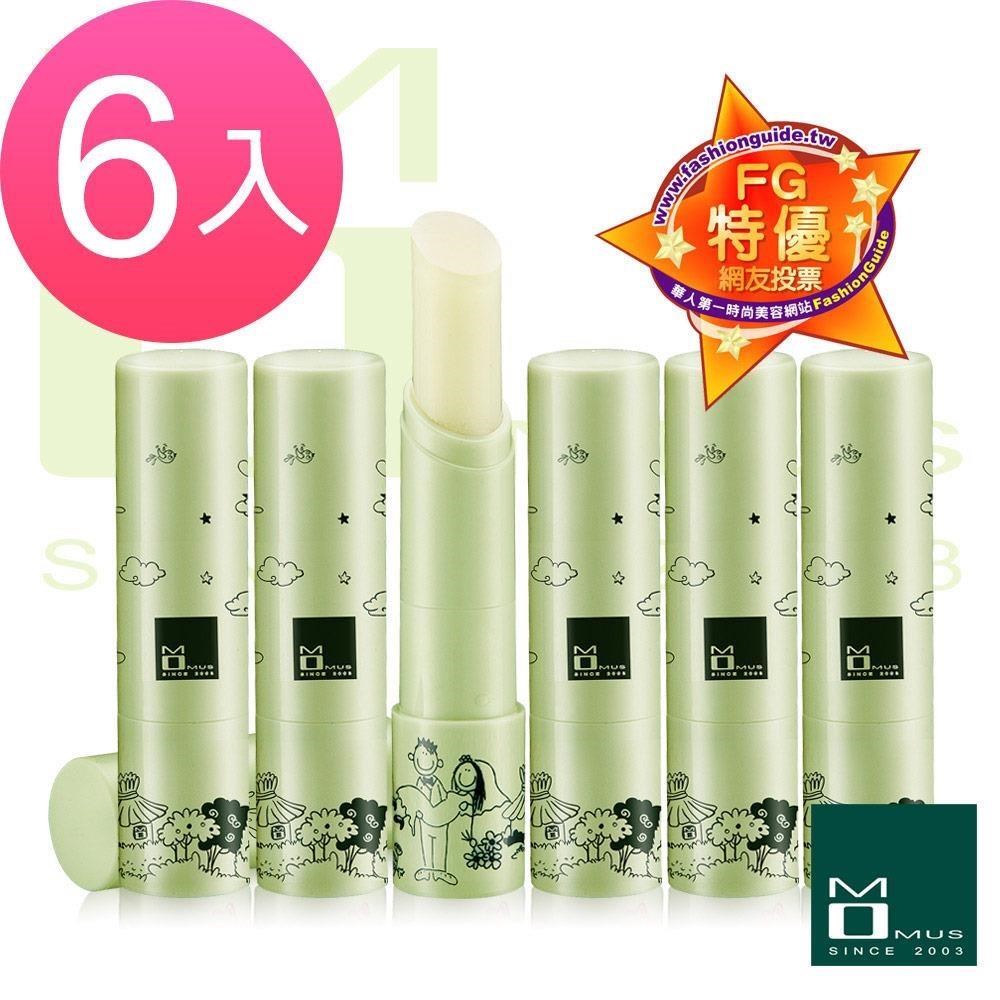 MOMUS 綠茶潤唇修護素+Plus 3.5g ( 6入 )