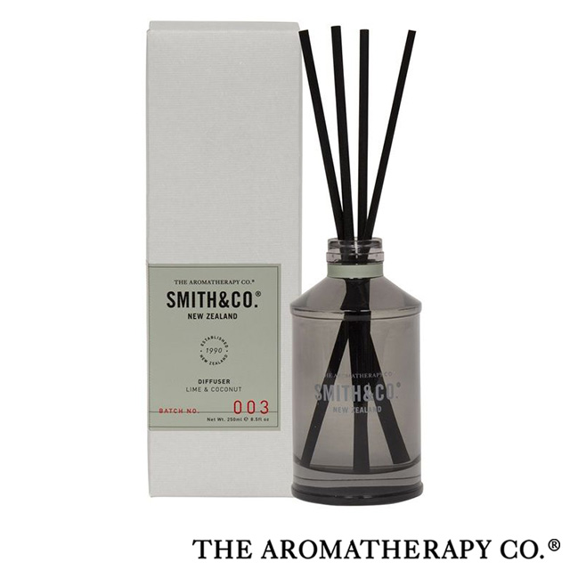 紐西蘭 Aromatherapy Co Smith&Co 系列 Lime & Coconut 檸檬椰子 250ML 室內擴香