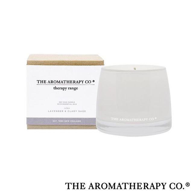 紐西蘭 Aromatherapy Co Therapy 系列 Lavender & Clary Sage 鼠尾薰衣草 260g 香氛蠟燭