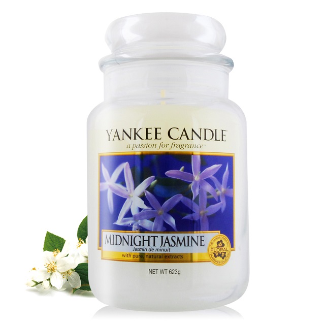 YANKEE CANDLE香氛蠟燭-茉莉 Midnight Jasmine(623g)