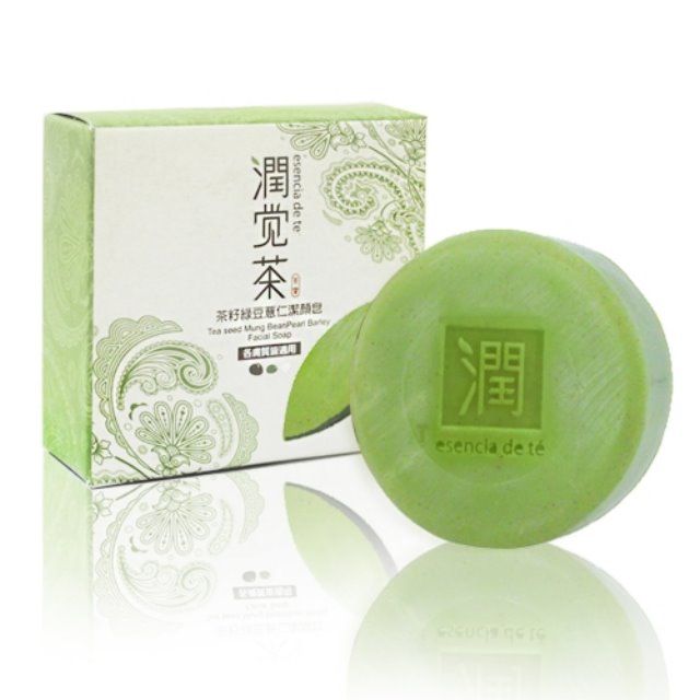 茶寶 綠豆薏仁潔顏皂100g(買十送一大方送)